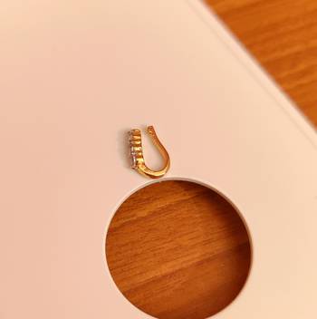 White nose-ring 3