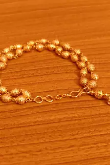 Gold bracelets