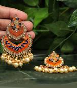 Orange danglers-drops