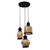 Ceiling Pendant Fixtures Hanging Lamp for Home Decorative Glass Pendant Lamp Night Lamp Light Ceiling Lamp Set of 3 