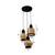 Ceiling Pendant Fixtures Hanging Lamp for Home Decorative Glass Pendant Lamp Night Lamp Light Ceiling Lamp Set of 3 
