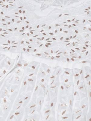 White hand woven art silk ethnic-kurtis 4