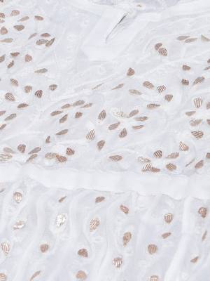 White hand woven art silk ethnic-kurtis 3