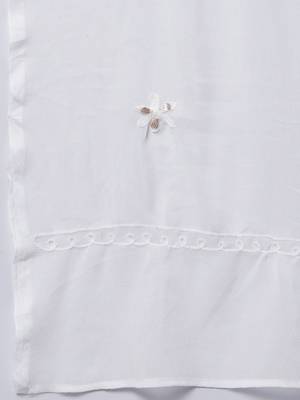 White hand woven art silk ethnic-kurtis 5
