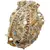 Shoptory India Golden Beads Hand Embroidered Silk Women's Potli With Pearl Handle for Return Gifts, Wedding - Golden