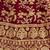 Red embroidered velvet semi stitched lehenga