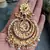 Designer kundan stone bridal dangler pearl stone earrings studs