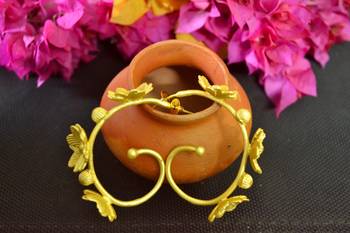  Designer golden Studs earrings 1
