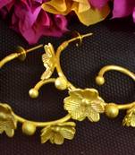  Designer golden studs earrings