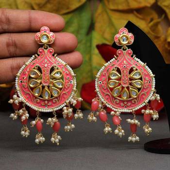 Pink danglers-drops 1