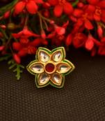 Designer Bridal Kundan Stone Adjustable Wedding Free Size Ring