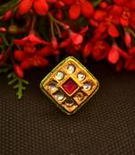 Designer Bridal Kundan Stone Adjustable Wedding Free Size Ring