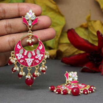 Pink danglers-drops 1