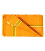 ROLIMOLI Cotton Kesari Gamchha/Angochha (2 Meter)