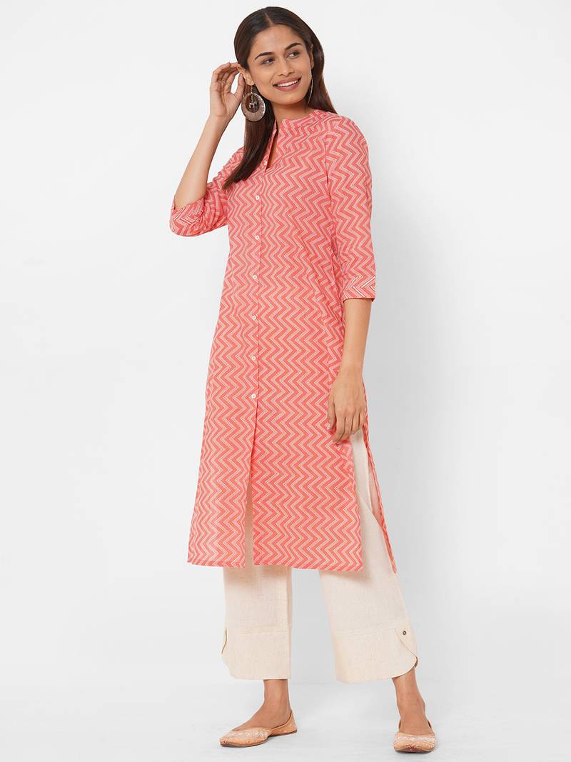 Cotton printed kurta