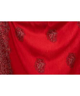 Wool Blend  Designer Paisley Pattern  Soft Woven Stole / Shawl / Scarf 4