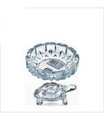 Rolimoli Crystal Glass showpiece for Big Green kivvi Gift Figurine Piece