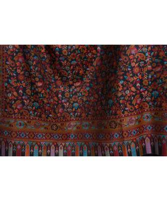 Fine Wool  Kaani Jaal Design  Floral Paisley Pattern  Kasimiri Soft and warm Shawl / Stole / wrap 2