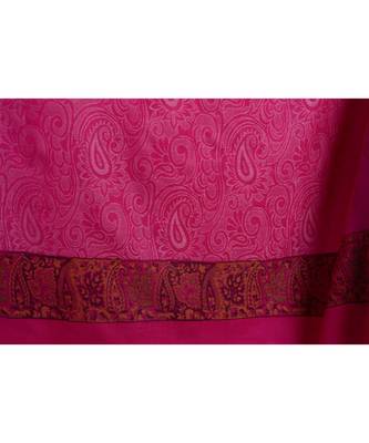 Fine Wool  Designer Paisley Palla  Self Paisley Texture all over  Pashmina Kashmiri Soft & Warm Shawl / Stole / Wrap 2