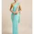 Blue Pure Linen Solid Bhagalpuri Saree
