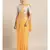 Orange Pure Linen Solid Bhagalpuri Saree