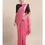 Pink Linen Blend Woven Design Bhagalpuri Saree