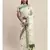 Off-White Pure Linen Floral Printed Bhagalpuri Saree
