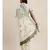 Off-White Pure Linen Floral Printed Bhagalpuri Saree