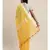 Yellow Pure Linen Solid Bhagalpuri Saree