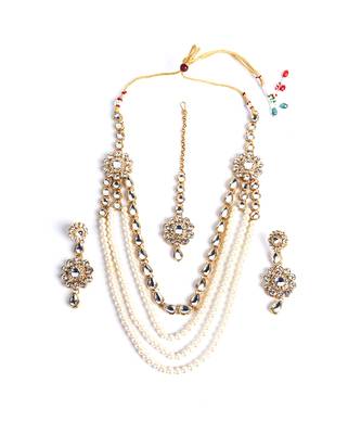 White Kundan Necklace Sets 2