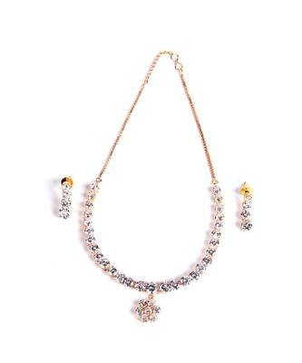 Zirconia Stone Necklace Set 6