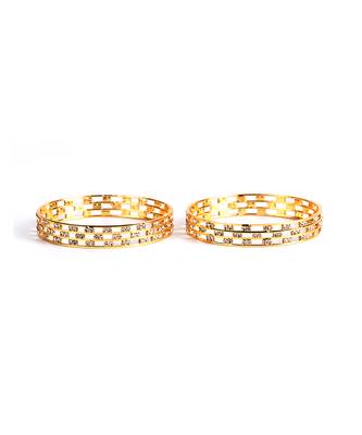 Set of 2 Stone-Studded Bangles and Bracelets 7