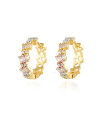 three tone beautiful designer daimond bali 1