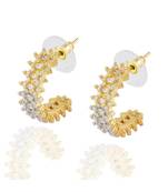 sweet n simple three tone diamond bali