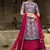 Grey printed art silk semi stitched Bandhani type lehenga