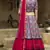 Grey printed art silk semi stitched Bandhani type lehenga
