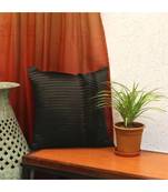 100% Polyester  Black cushion covers