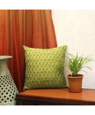 100% Polyester  Green cushion covers 1