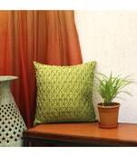 100% Polyester  Green cushion covers