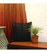 100% Polyester  Black cushion covers