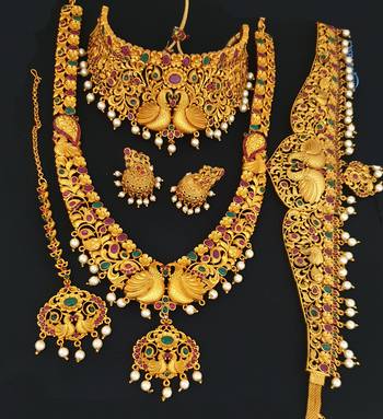 Gold bridal-kamarband 1
