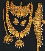 Gold bridal-kamarband