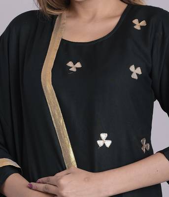 Green gotta patti rayon salwar 3