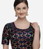 Blue readymade-blouse