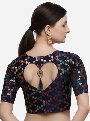 Blue readymade-blouse 2