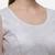 Embroidered White Net Blouse With Round Neck
