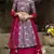 Grey printed art silk semi stitched Bandhani type lehenga