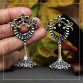 White jhumkas 1