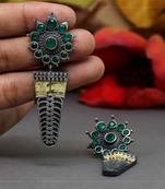 Green danglers-drops