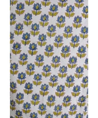 Grey Cotton Jaipuri Printed Kurta 4